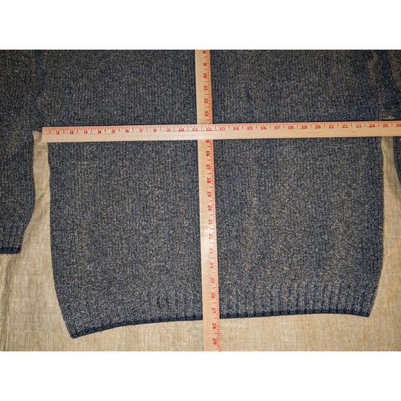 Eddie bauer Men’s Xl gray knitted sweater quarter zip - Picture 4 of 4